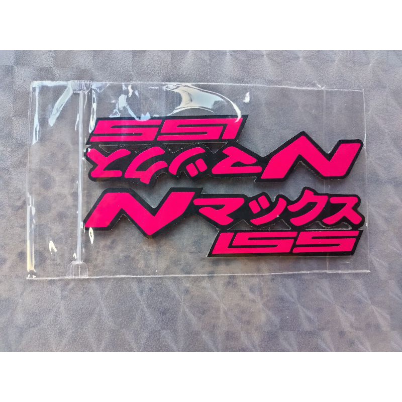 Emblem yamaha nmax old nmax new japan 155 timbul 3D tebal 2ml 1 set kanan kiri