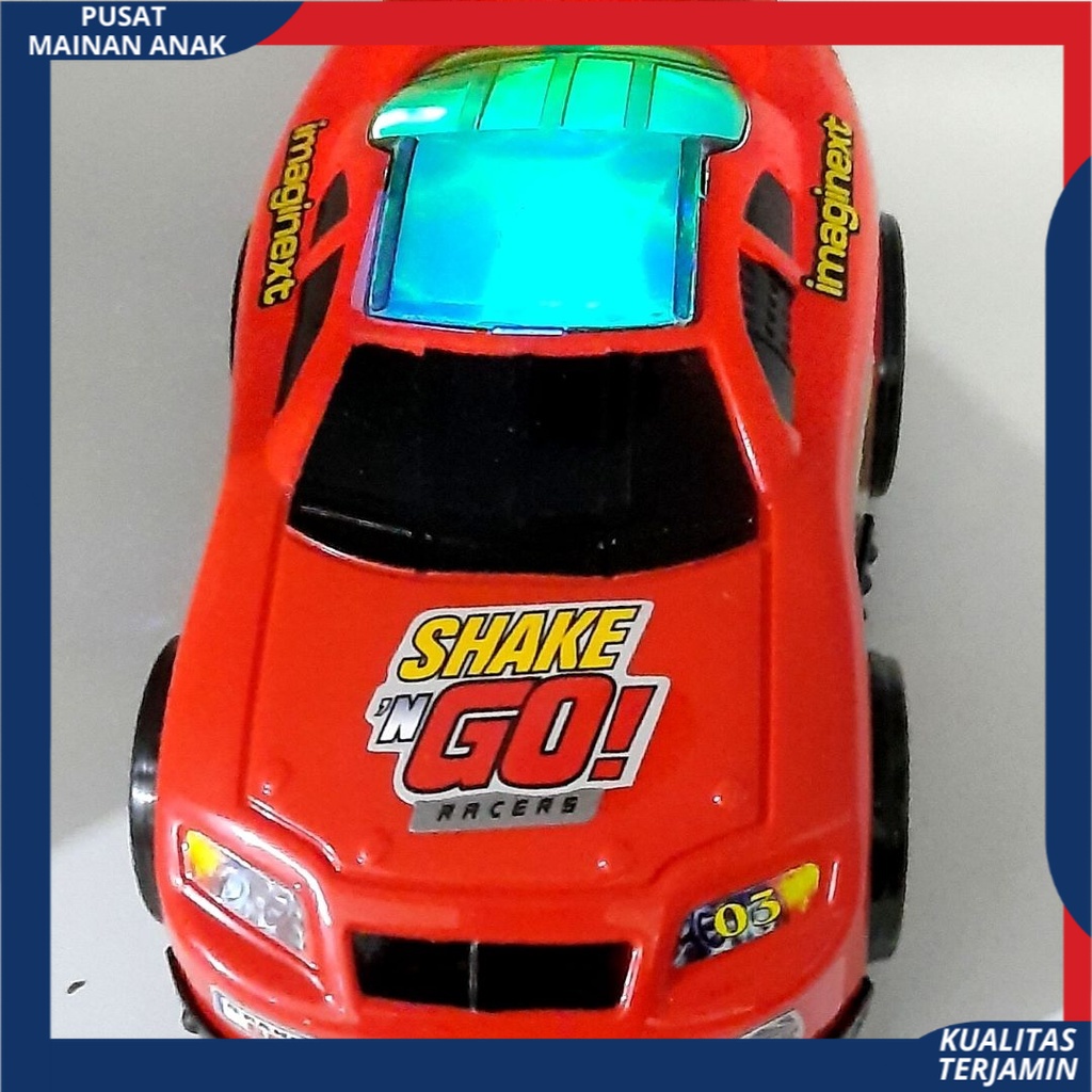 Mainan Anak Mobil Berlampu Racing Sport Cars Bump And Go Bersuara Versi New