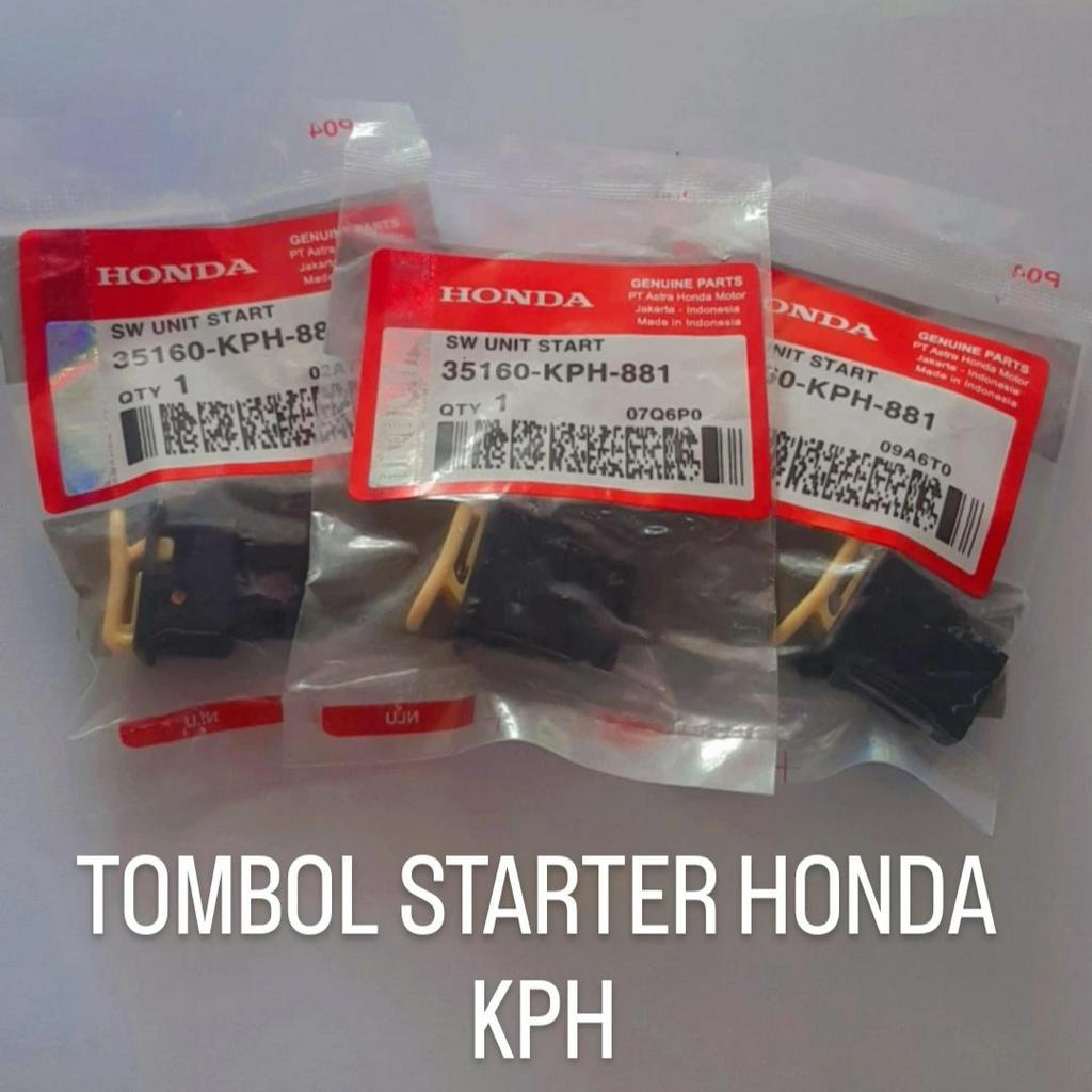 TOMBOL STARTER KPH MOTOR SMASH, KHARISMA, SUPRA, BEAT - MERK HONDA KPH