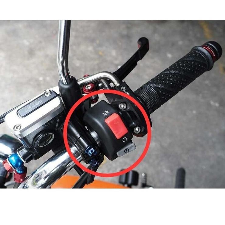 ☪ Gas Spontan Domino 2 kabel Gas Spontan crf 150 KLX plus Saklar on off Starter KTC ☞