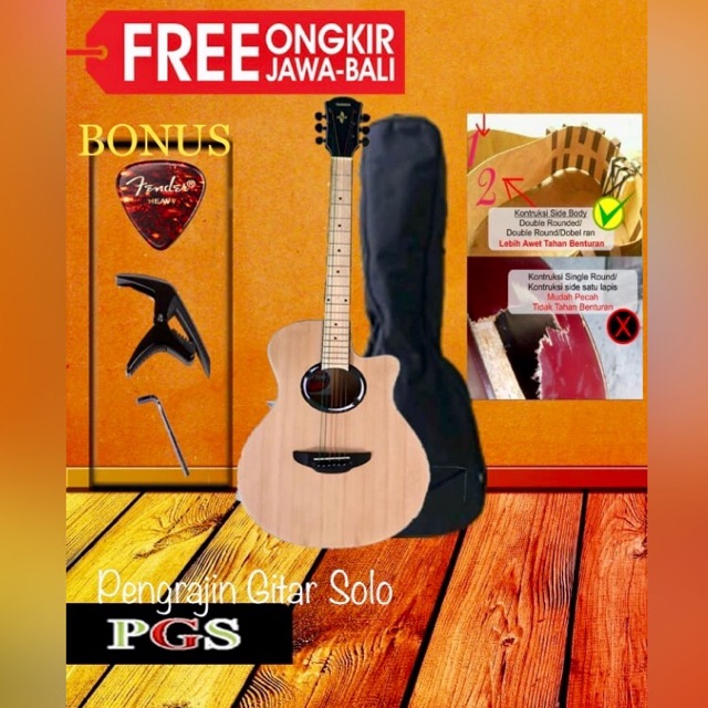 Gitar akustik Yamaha APX 500ii custom