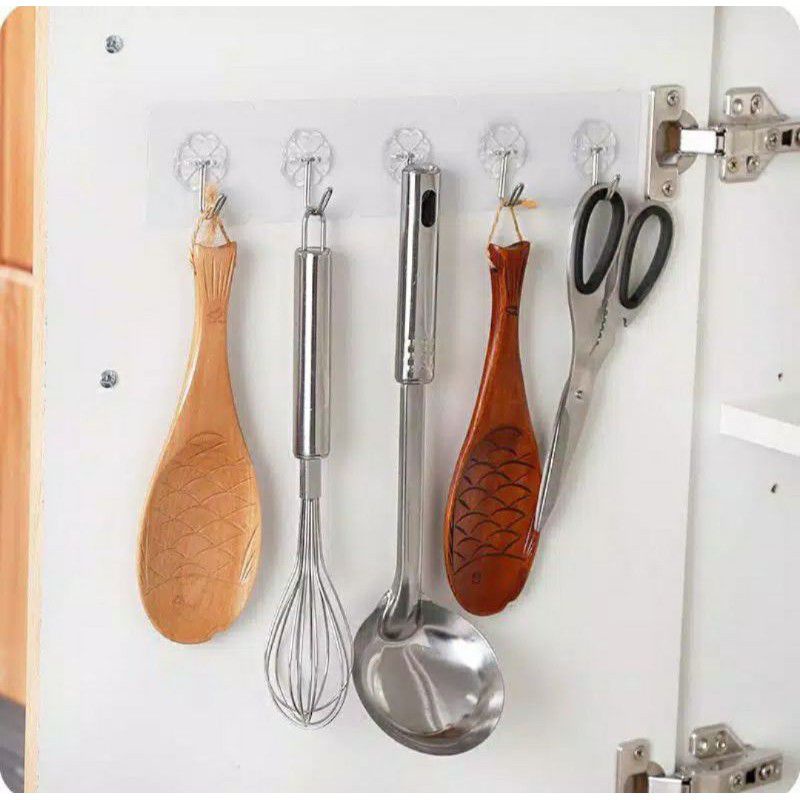 Pengait Hook Tempel Perekat Kuat Tanpa Paku Gantungan Multifungsi