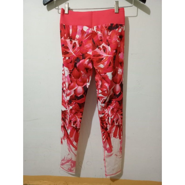 Legging motif floral ADIDAS (preloved)