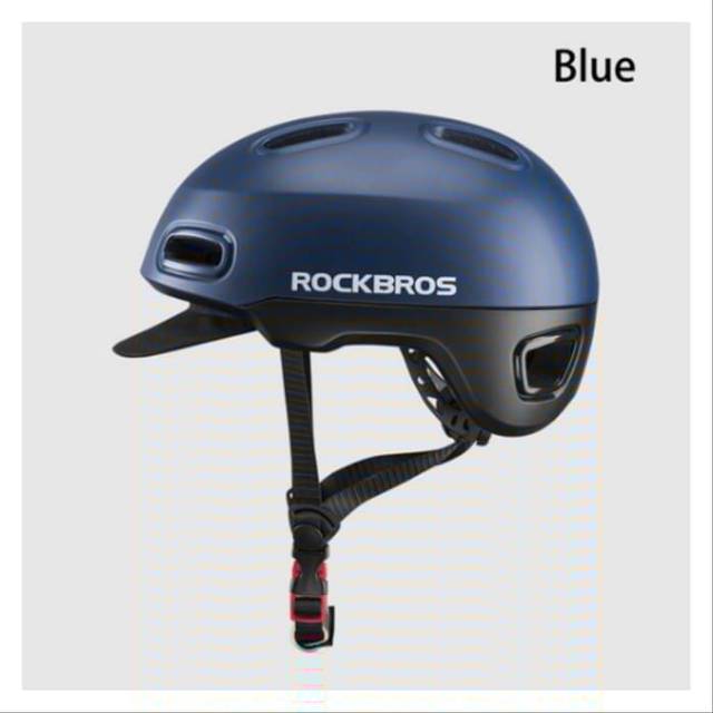  Helm  Sepeda  MTB  Rockbros Blue Shopee  Indonesia