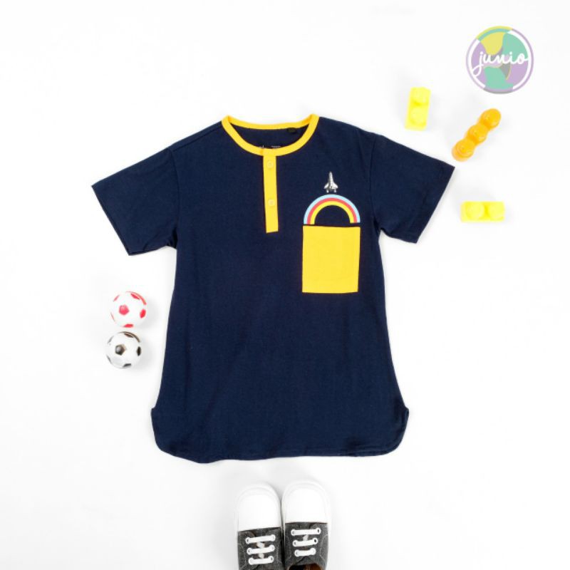 Kaos Muslim Anak Laki-laki Model Koko Kurta