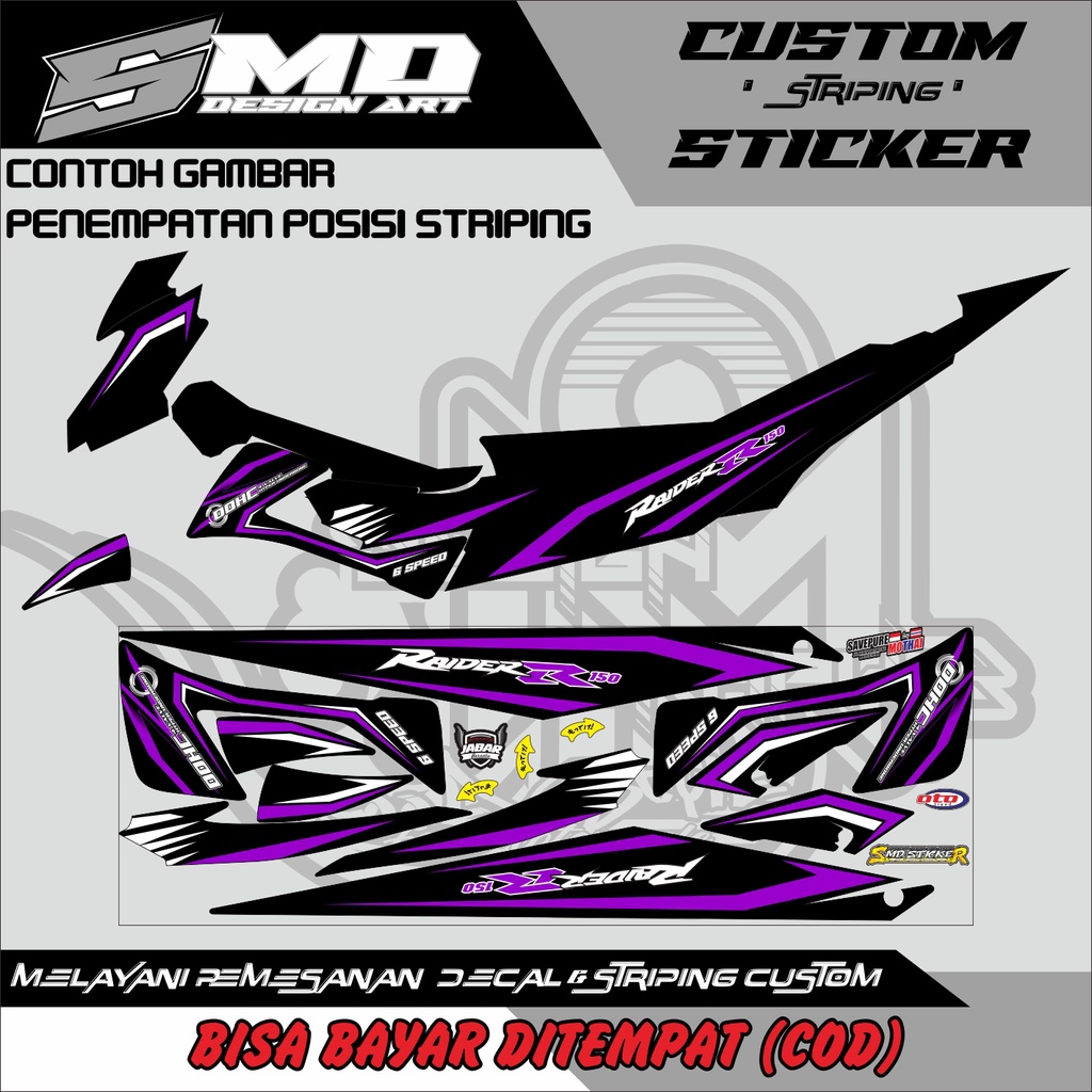 STRIPING SATRIA FU FL TYPE S RACING