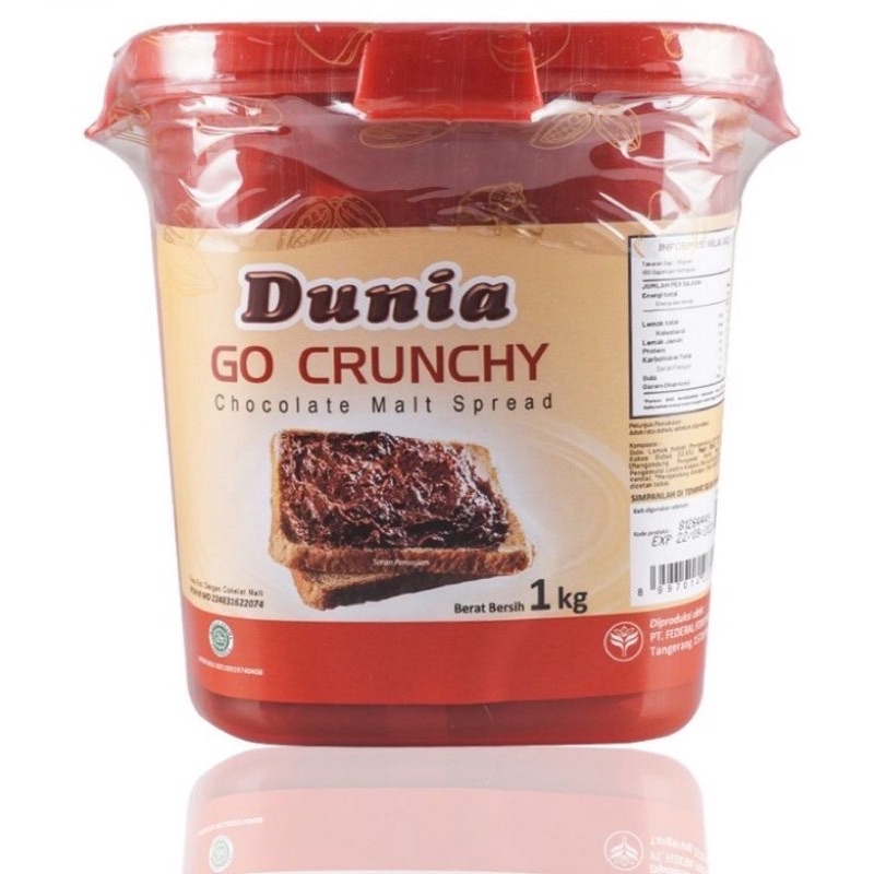 Dunia Go Crunchy Chocolate Spread 1 Kg