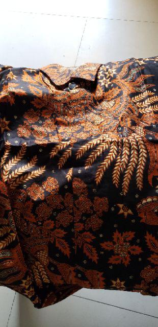 Batik Couple Keluarga Sania Ruffle Ori Ndoro Jowi Dnt Motif Manggar