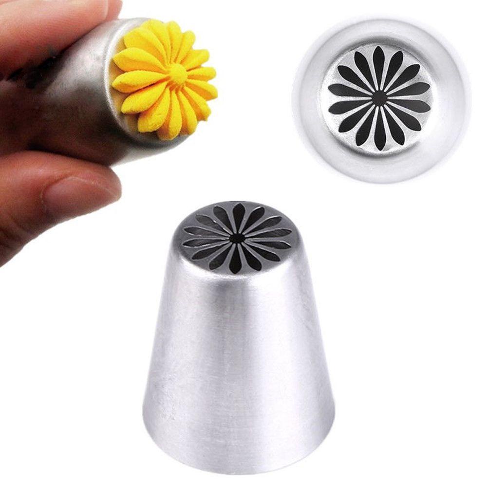 Populer Tulip Nozzle DIY Rusia Sugarcraft Icing Piping Dekorasi Kue