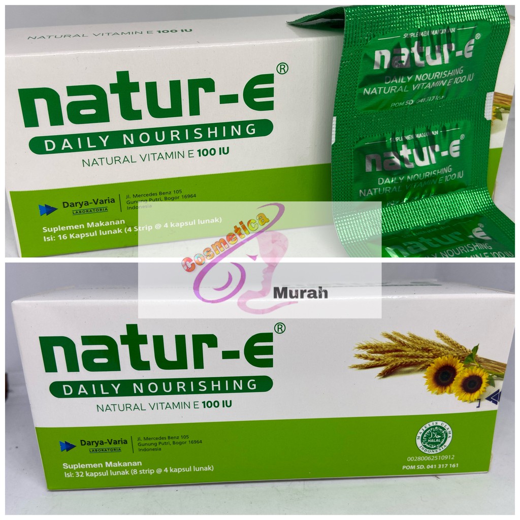 [ original / bpom natur e daily nourishing soft caps || natur e - 300 daily nourishing orange || natur e advance capsul