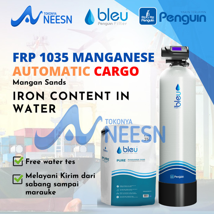 paket filter air FRP 1035 automatic manganese sand (cargo)