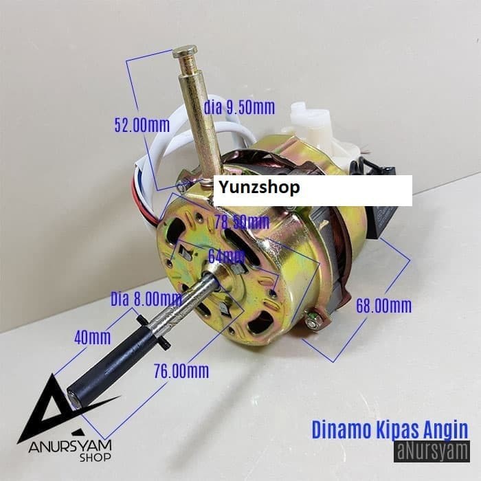 Dinamo Kipas Angin Cosmos Sekai Cina 16 Inch