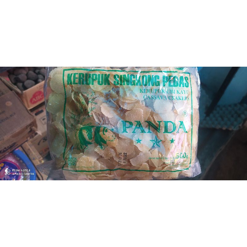 

Krupuk singkong pedas PANDA