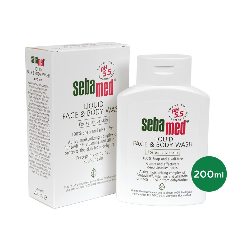 Sebamed - Liquid Face &amp; Body Wash (200 ml &amp; 1000 ml)