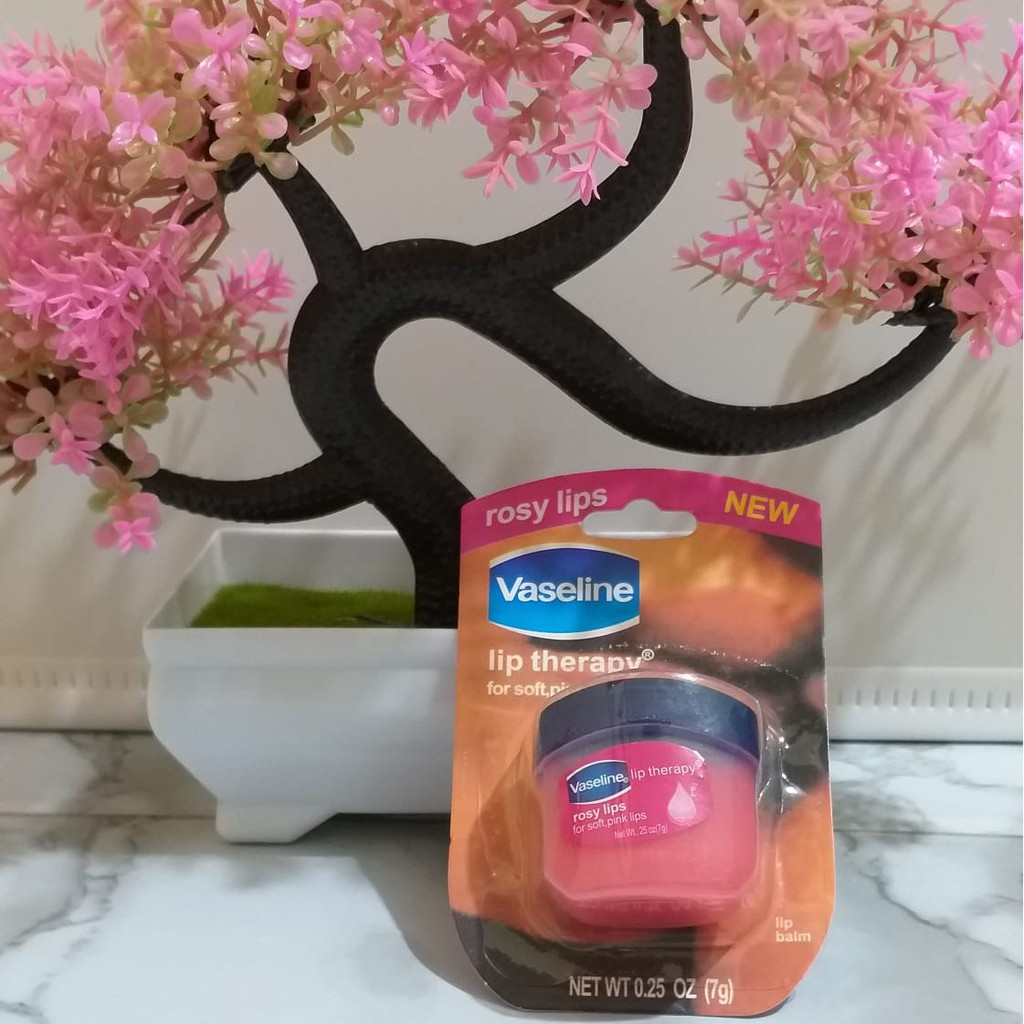 (ROSY) VASELINE LIP THERAPHY 7GR / VASELINE LIPBALM  TERLARIS