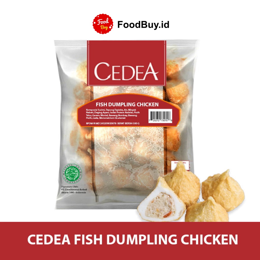 

CEDEA Fish Dumpling Chicken 500 gr