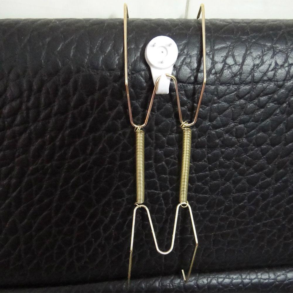 Solighter Gantungan Piring Dekorasi Rumah Stainless Steel Persegi W Type Hook