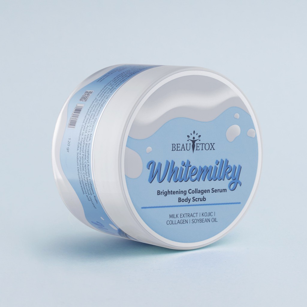 Body Scrub Whitening Glutacolagen Milky Body Scrub