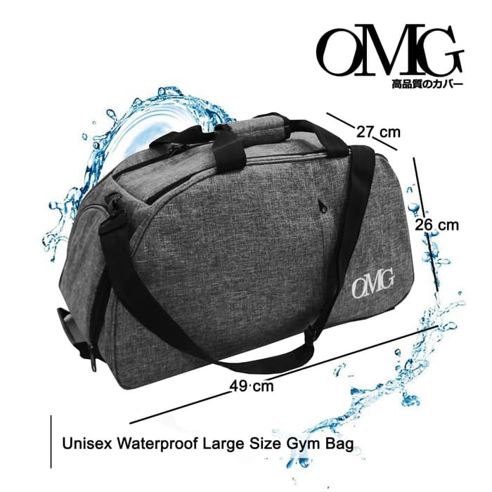 gym bag waterproof men large size basketball tas olahraga backpack