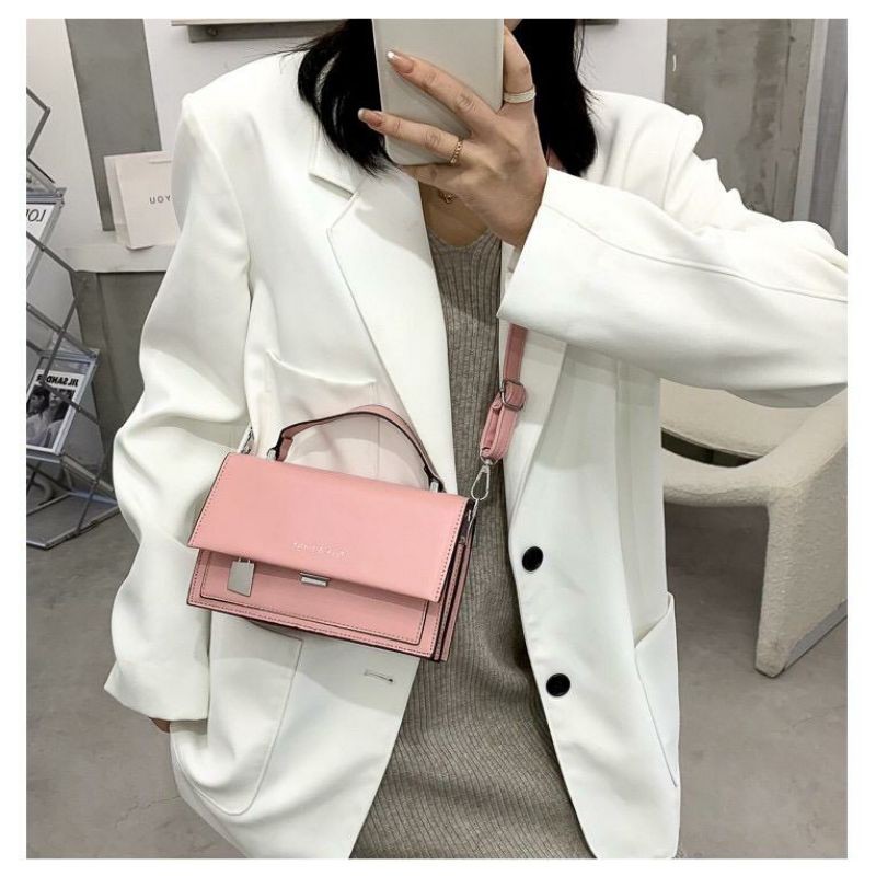 TAS SELEMPANG WANITA NYK & BAGS POLOS CASUAL