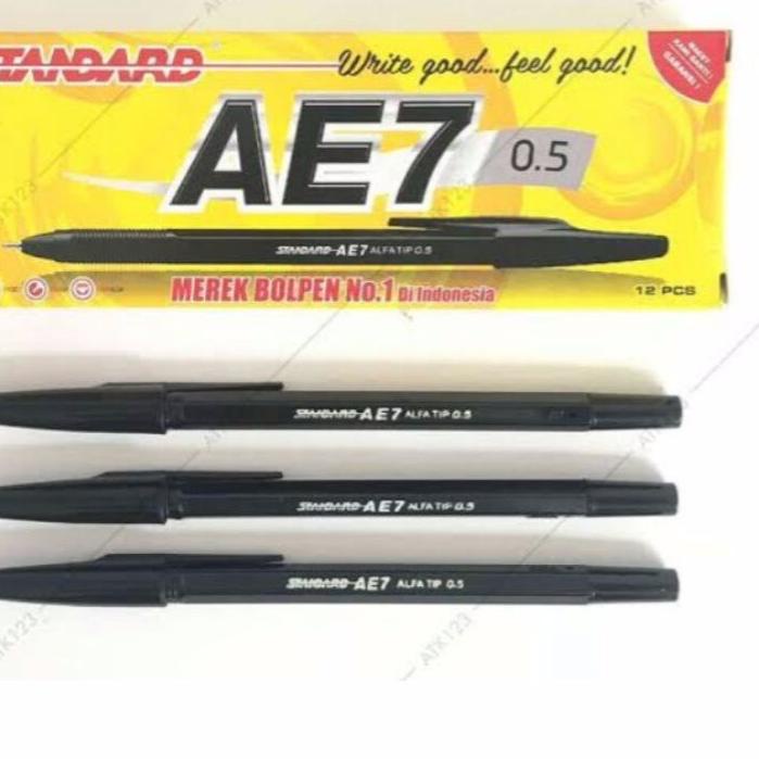 

⚡TOK SIAP 【COD】 PULPEN STANDARD AE7 HITAM ISI 12 PCS/PEN STANDARD CASTELLO C88 termurah se indonesia