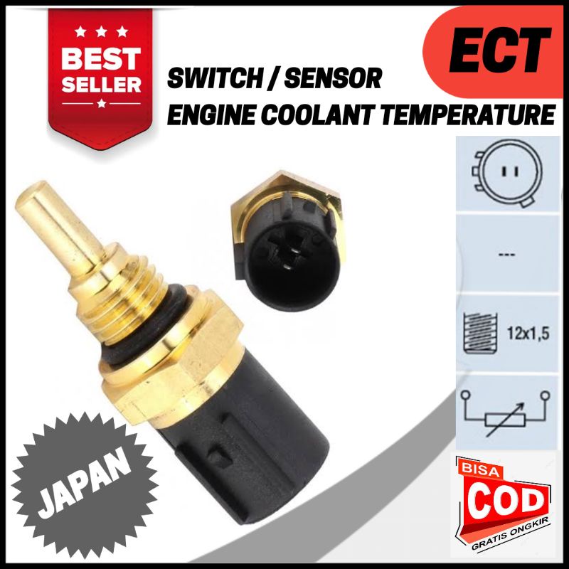Switch Sensor Temperatur ECT Civic Genio, Civic Estilo 1992-1995, Civic Ferio 1996-2000 JAPAN