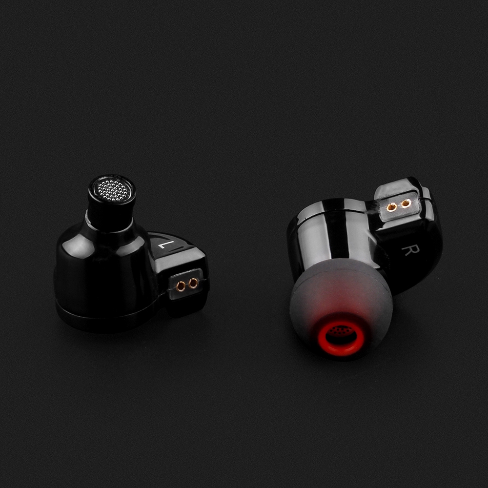 TRN 3 Pairs 6 PCS L/M/S in-ear Earbud Tips 4.5-5 mm Headphone Silicone Eartips Ear Sleeve For KZ CCA