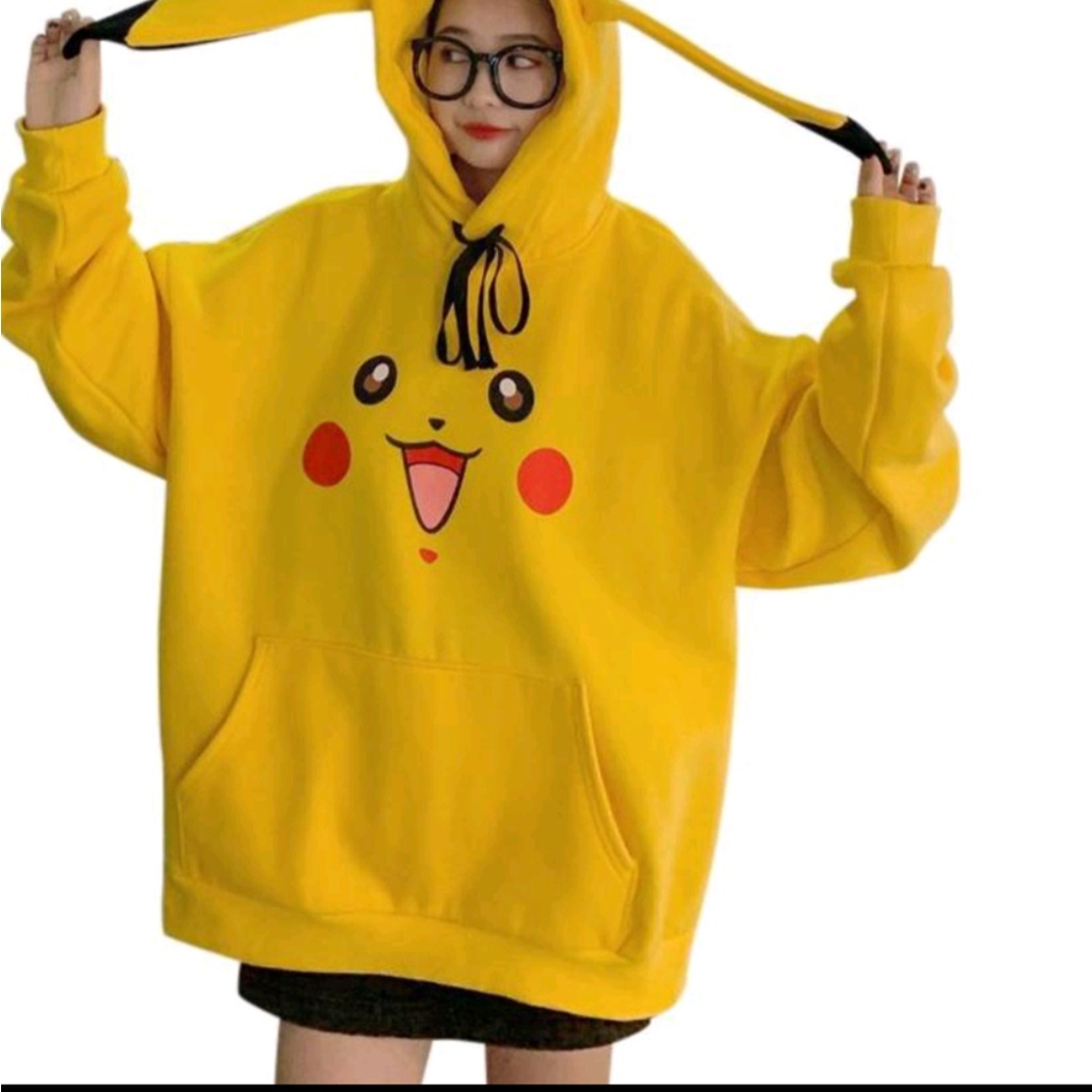 DIGIMON CUTE SWEATER HOODIE OVERSIZE WANITA KOREAN STYLE