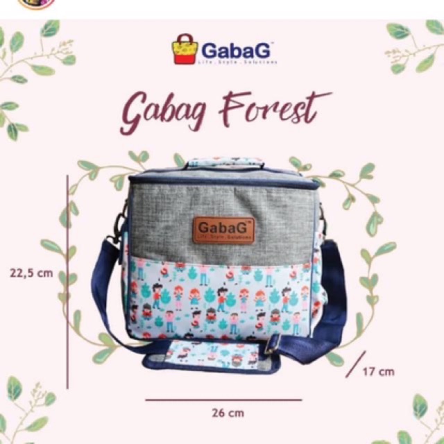 Cooler Bag Tas Asi Gabag People / Gendis / Lavender / Forest / Nuri / Ceri