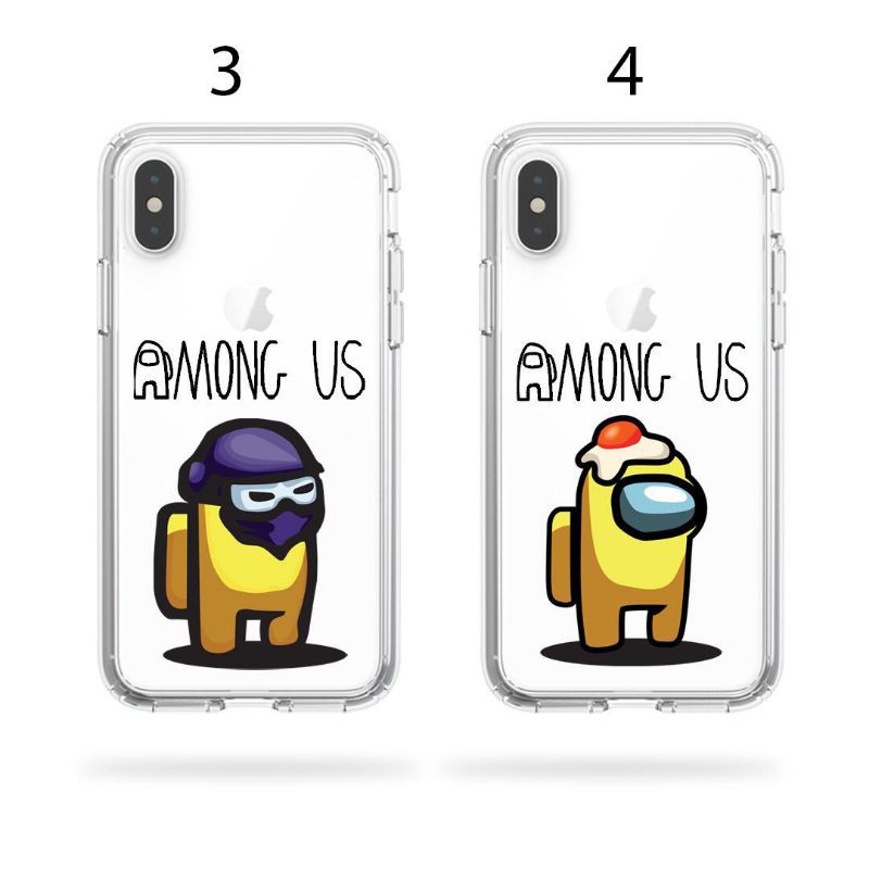 custom case among us - bahan silikon premium - bisa custom gambar sesuka hati - print uv
