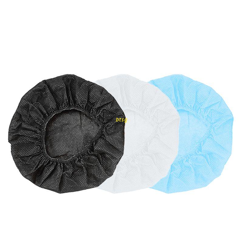 btsg 100Pcs/Bag Disposable Headphone Cover Nonwoven Earmuff Cushion 10-12CM Headset