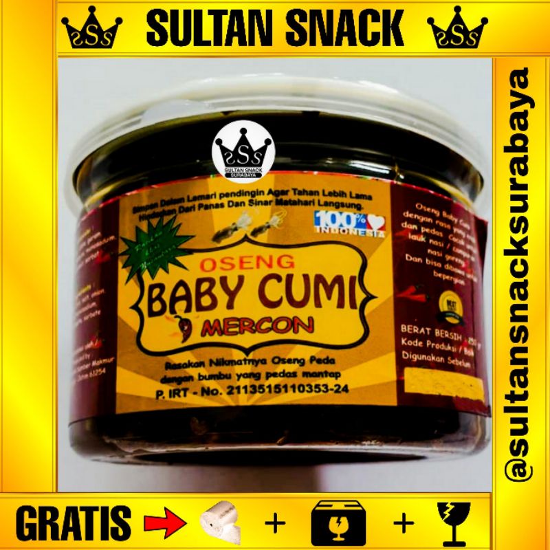 

SULTAN SNACK Oseng Baby Cumi Mercon