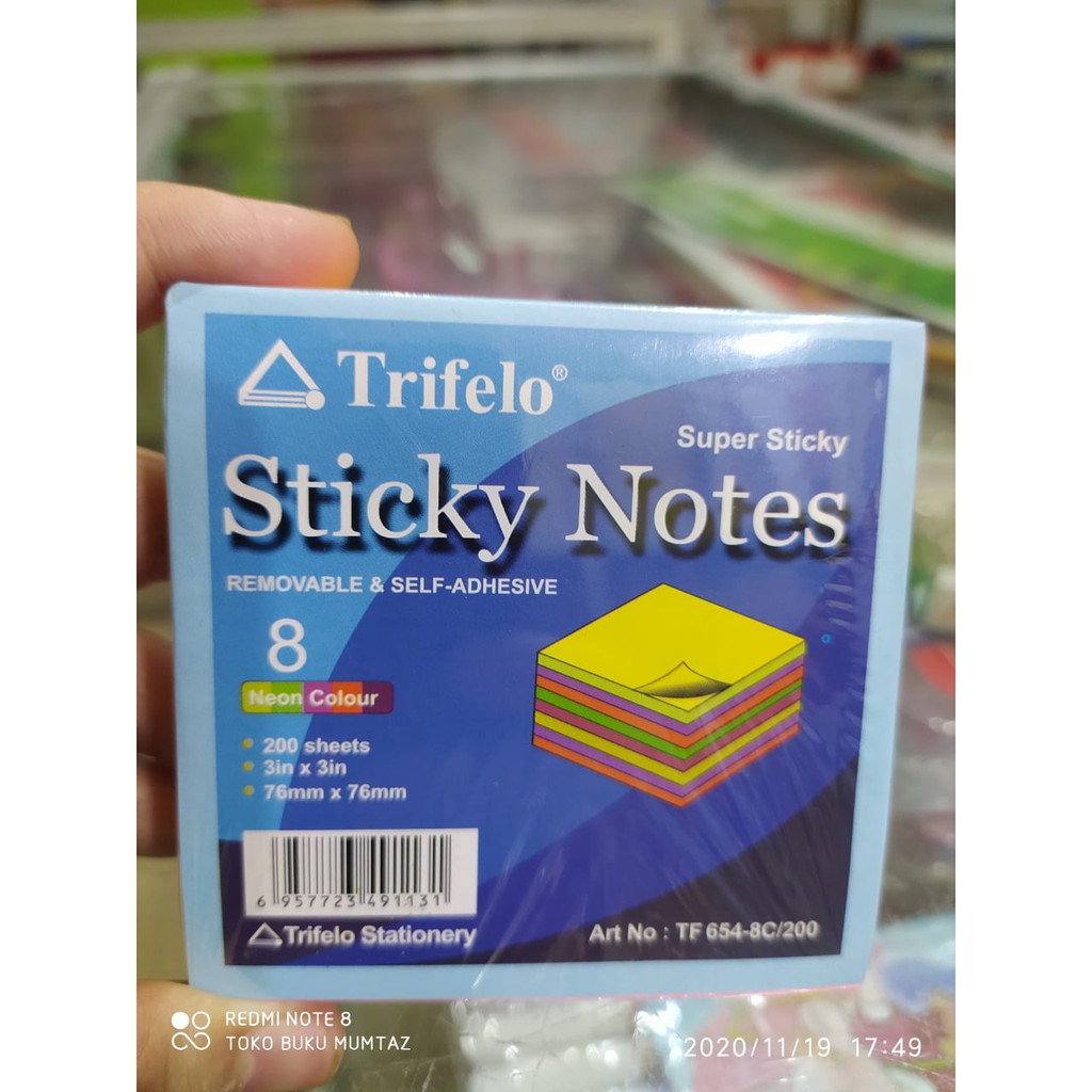 

Sticky Notes Trifelo 8 Warna / Kertas Memo