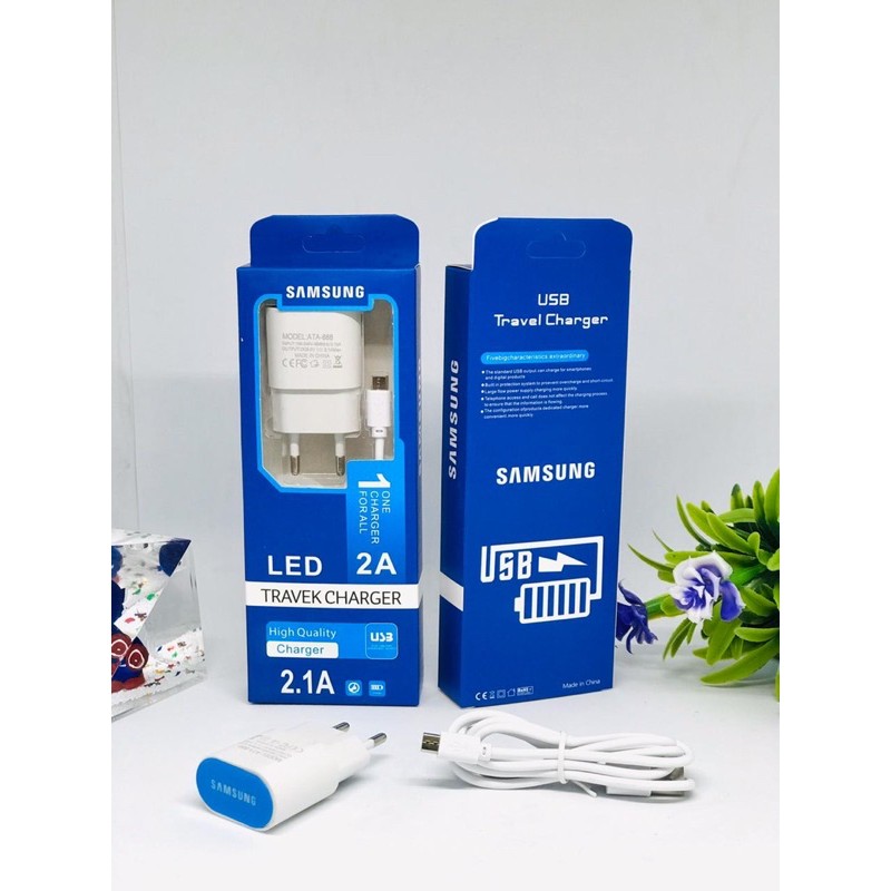 PROMO CHARGER LED 1USB AT888 ALL BRAND 2.1A SUPER QUALITY