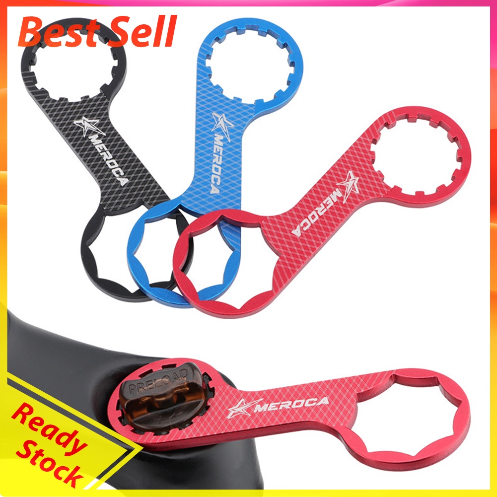 Bicycle Front Fork Cap Wrench Spanner MTB Bike Disassembly Removal Tools