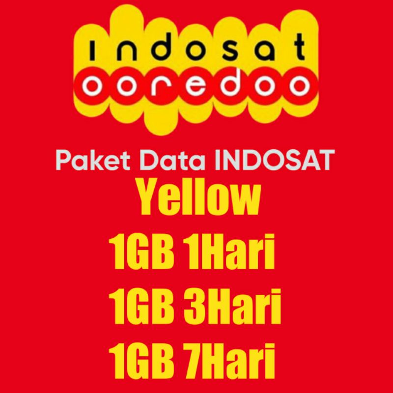 Promo injek Paket Indosat Yellow Murah/Promo Paket Yellow Murah/Paket Murah Indosat/Paket Murah Yell