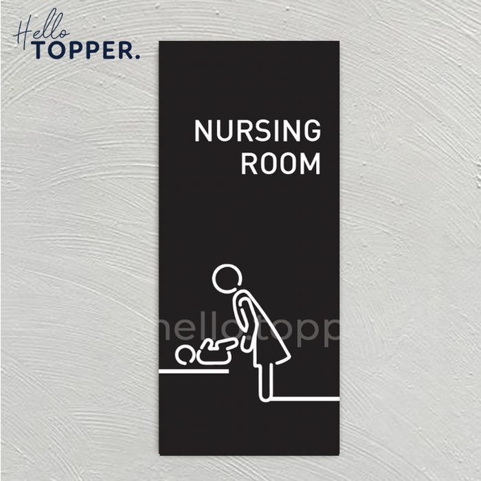 

Sign Label Akrilik Nursing Room | Ruang Menyusui Acrylic Signage Keren