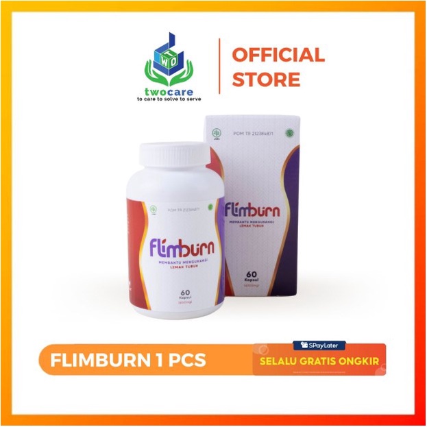 FLIMBURN 1 Botol 60 Kapsul - FLIM BURN DIET BY FLIMTY BPOM &amp; HALAL