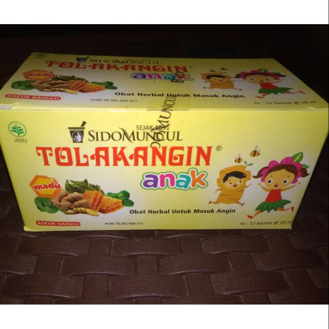 

Tolak Angin Anak Sido Muncul Obat Herbal Masuk Angin 10 ml isi 12 Sachet