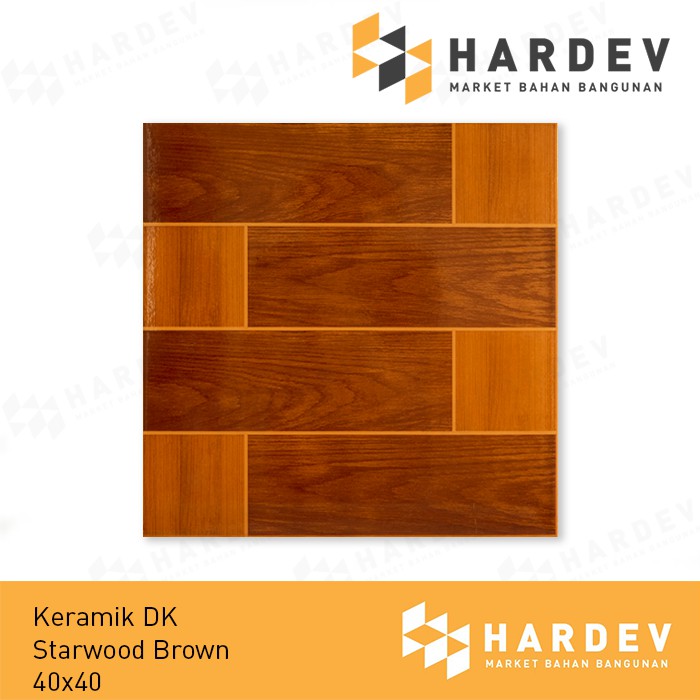 Keramik Lantai DK Ceramica Starwood Brown Uk. 40x40