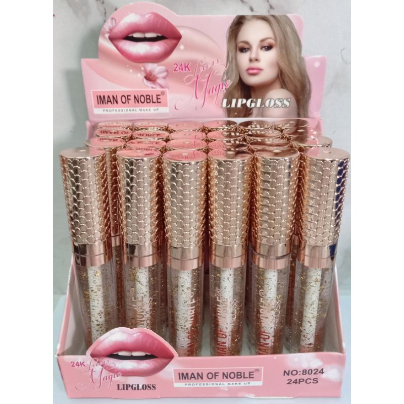 [PER 6 PCS] LIP GLOSS IMAN OF NOBLE 24K LOVE MAGIC NO.8024