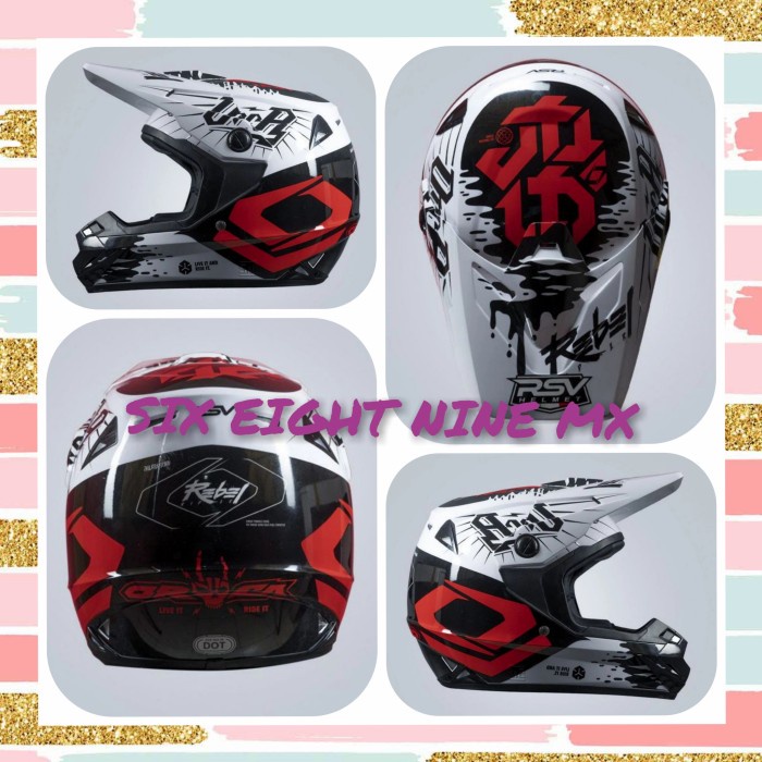 helm ORCA RSV motocross atau helm supermoto ORCA RSV