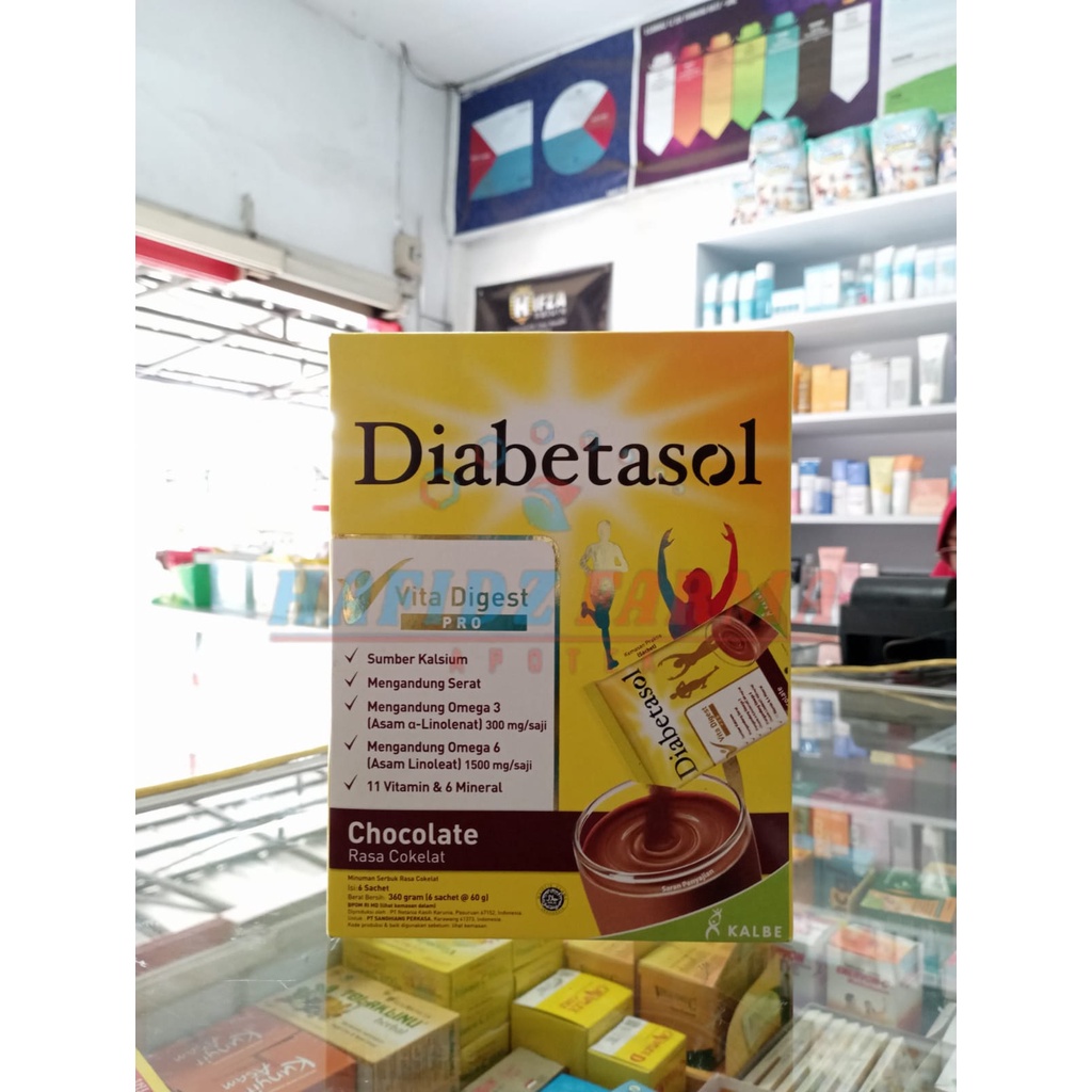 

Diabetasol Vita Digest Pro Susu / Cokelat