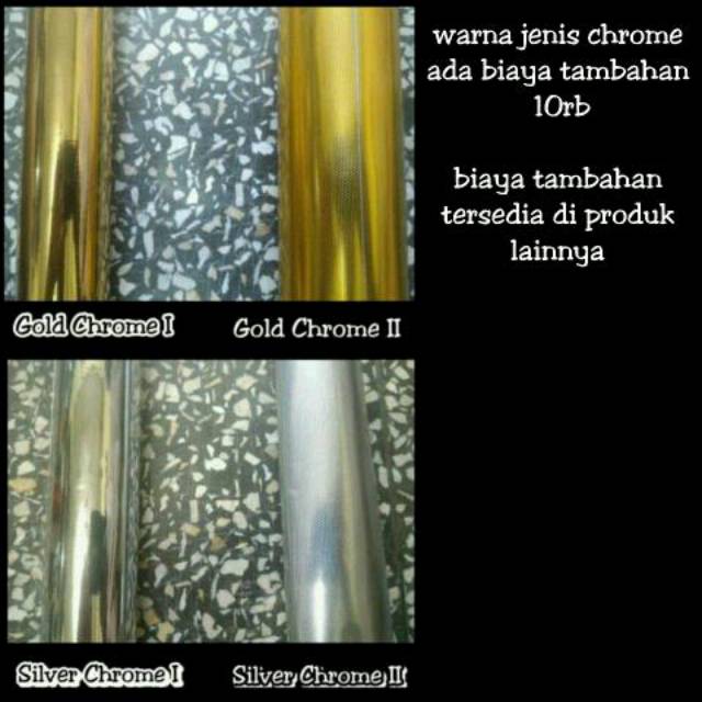 

Tambahan untuk warna chroome