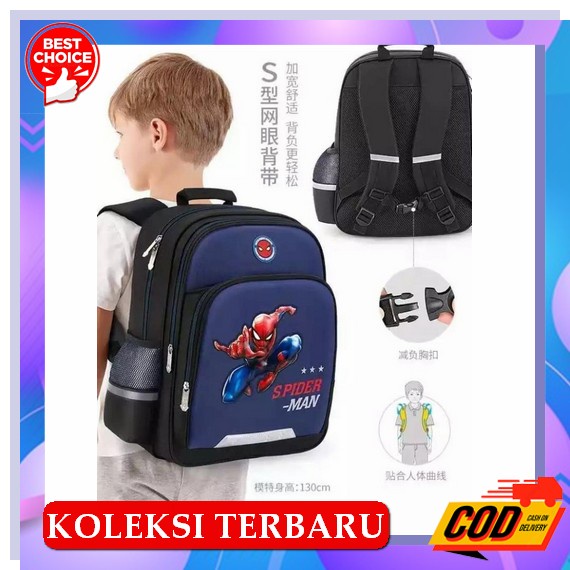 Tas Sekolah Anak 2021 Paud Sd Smp Sma Laki Perempuan Karakter Terlaris Terransel ✔ Cowok Cewek Terba