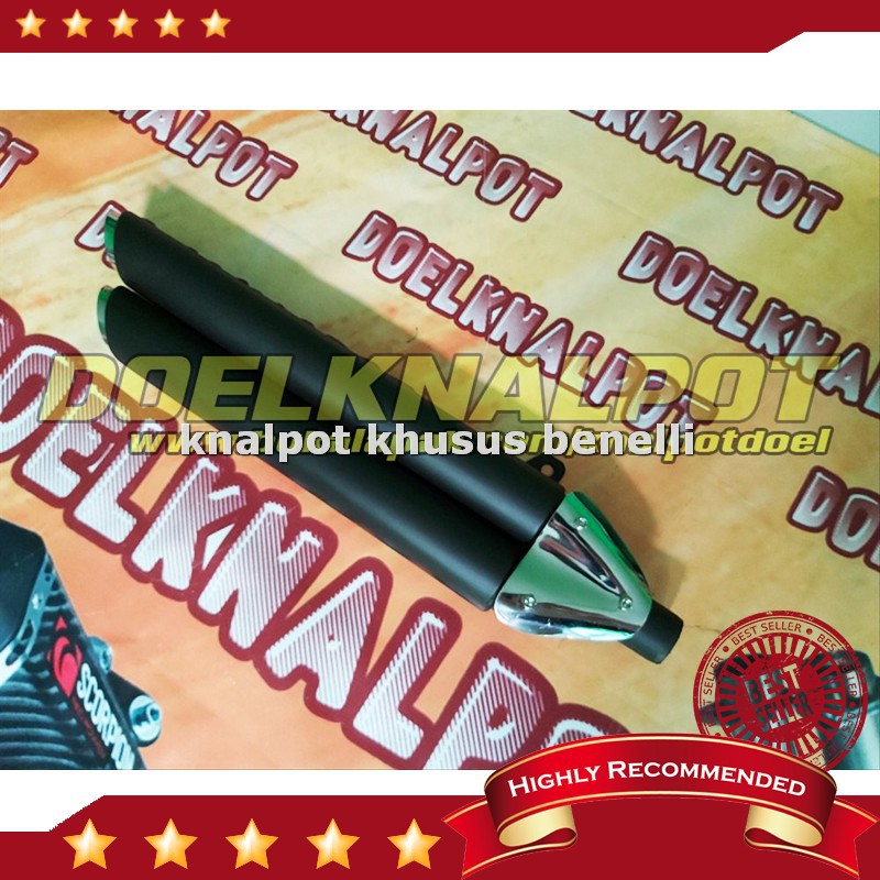 Harga Knalpot Model Harley For Benelli Motobi Evo 200 Silencer Only