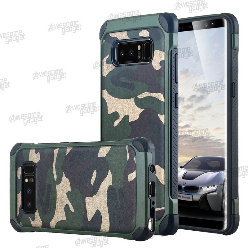 NX Case Protective Case Military Galaxy S8 S8 + S8 Plus Shockproof Casing motif Loreng Army