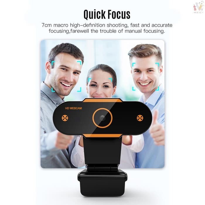 Webcam 2K Built in Mic camera live video 5MP Auto Focus Incus A2 Wide Angle