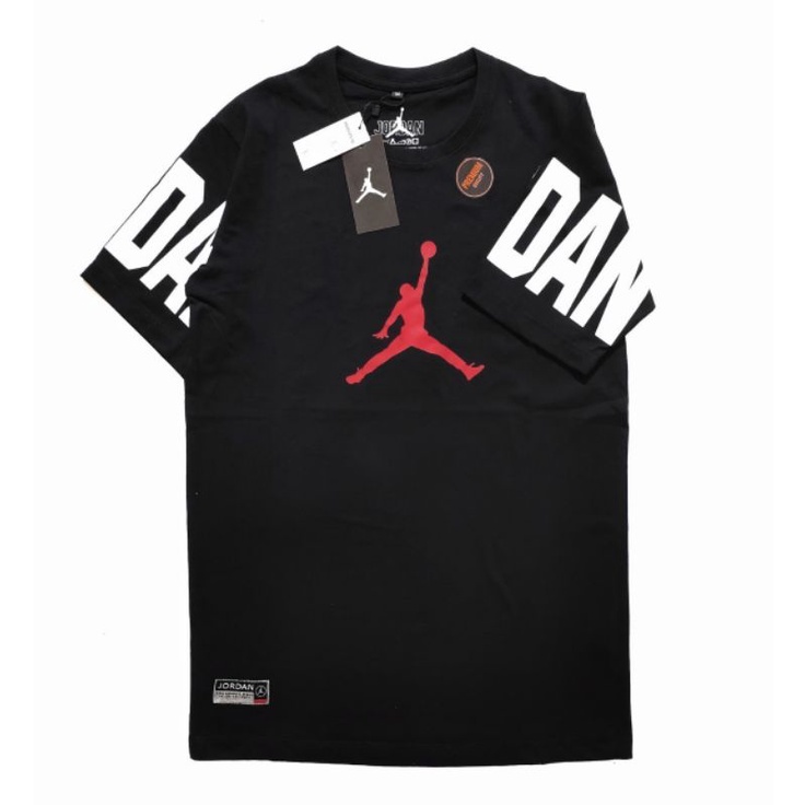 KAOS T-SHIRT JORDAN JUMP SCRIP LENGAN FULLTAG &amp; LEBEL (BESTSELLER) BANYAK VARIASI WARNA