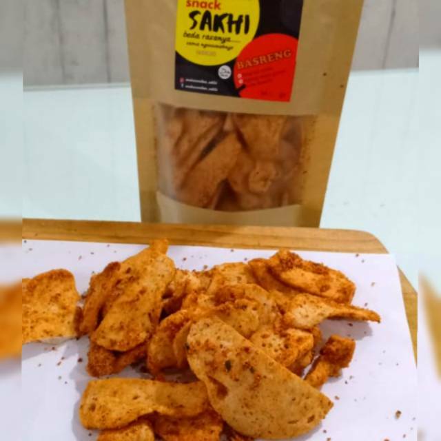 

Cemilan Basreng alias baso goreng